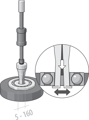 Slide hammer for 1.30/0-1.30/9 520 mm 1.7 kg - 8039010 (3)