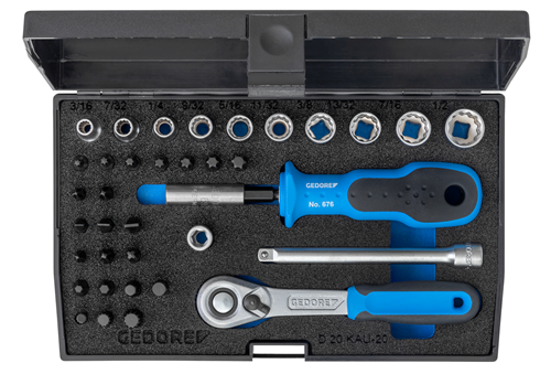 Socket wrench set 1/4" 37 pieces UD-IN-IS-PH-PZ-TX - 2010348 (1)
