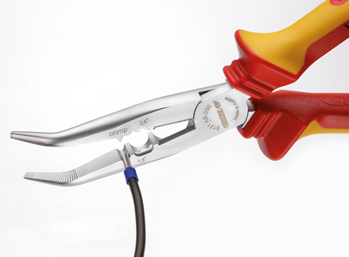 VDE multiple pliers with sheath insulation, angled 200 mm - 3100383 (7)