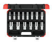 Steckschlüssel-Satz 1/2" 14-teilig 6-kant 10-32 mm - 3300008