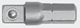 Drive adapter 1/4" square x 1/4" hexagon 25mm - 3300149 (1) (Thumbnail)