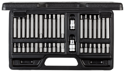Bit set 10mm 40 pieces TX+XZN+6-edge - 3301572 (1)