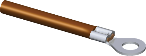 Module insert for uninsulated cable lugs 4/6/10 - 1830570 (6)