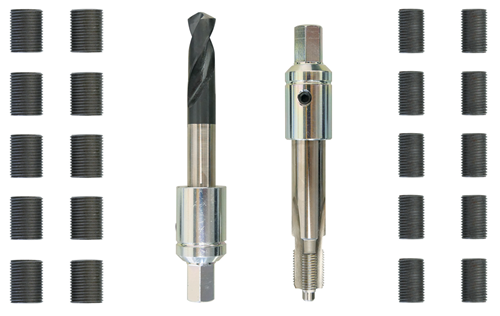 Glow plug thread repair kit, universal, M8x1 + M10x1 - 3431843 (2)