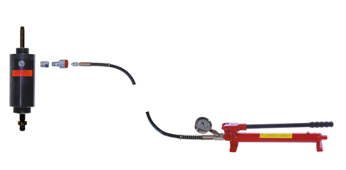 Hydr. Hand Pump with Pressure Gauge, 28t - 2478676 (2)
