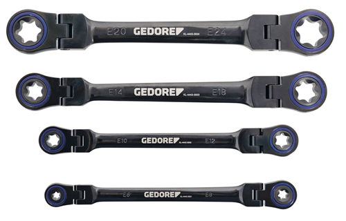 Double Articulated Ratchet Ring Spanner - 3438147 (4)