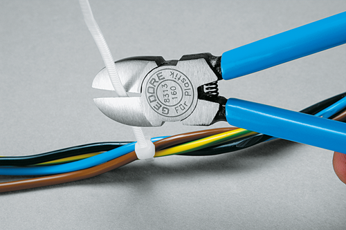 Diagonal cutters for plastic, dip-insulated, 140 mm, chrome-plated - 3463281 (4)