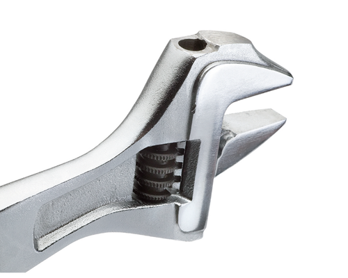 Adjustable spanner 6" phosphated plastic handle - 2668823 (2)