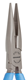 Straight nose-nose pliers, dip-insulated, 140 mm - 6710610 (3) (Thumbnail)