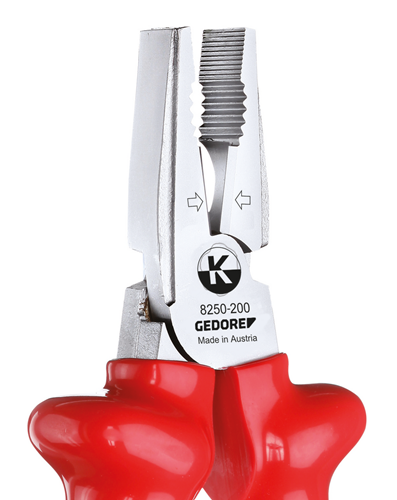 VDE power combination pliers with immersion insulation 200 mm - 6720250 (4)