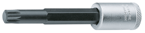 Screwdriver bit socket 3/8", long XZN multi-point M6 - 1394312 (1)