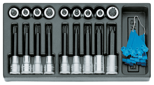Screwdriver bits 1/2" in 1/3 ES module - 1402226 (1)