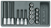 Schraubendrehereinsätze 1/2" in 1/3 ES-Modul - 1402234