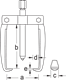 Puller 2-arm 200x200 mm - 1464981 (2) (Thumbnail)
