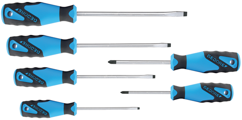 3C-Screwdriver set 6 pieces IS 4-8 PZ 1-2 - 1482300 (1)