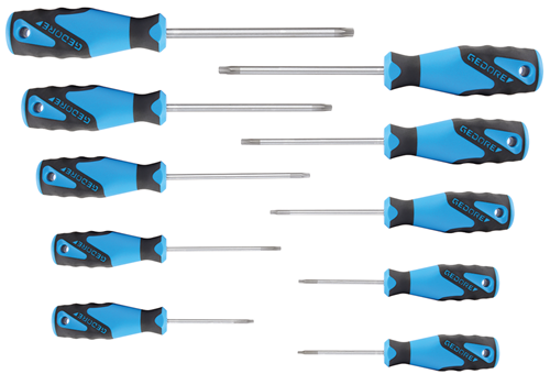 3C-Screwdriver set 10 pieces TX T7-T40 - 1482335 (1)