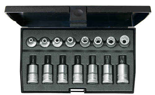 Screwdriver set 3/8" 15 pieces internal-external TX - 1509942 (1)