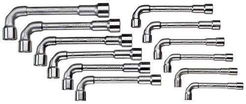 Double socket wrench set 8-19 mm 12 pieces - 1527312 (1)