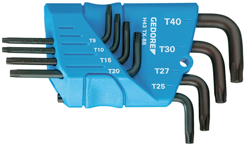 Off-Set screwdriver-Set in holder 8 pieces TX T10-T45 - 1531433 (1)