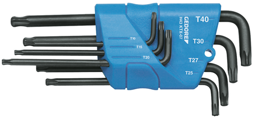 Off-Set screwdriver-Set in holder 7 pieces TX T10-T40 - 1531441 (1)