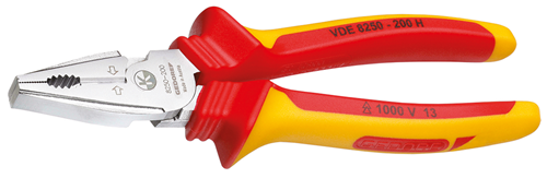 VDE power combination pliers with sleeve insulation 200 mm - 1550969 (2)