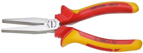 VDE flat-nose pliers with casing insulation 160 mm - 1552090 (2)