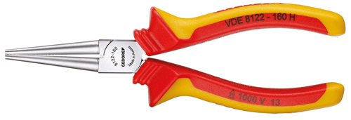 VDE round-nose pliers with casing insulation 160 mm - 1552104 (1)