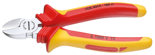 VDE side cutters with casing insulation 160 mm - 1552163 (2)