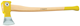 Splitting axe with ash handle - 1591762 (1) (Thumbnail)