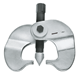 Flange drivers (pair) 80-250 mm - 1596403 (1) (Thumbnail)