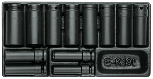 Power screwdriver socket set 1/2" in 1/3 ES module - 1640836 (1)