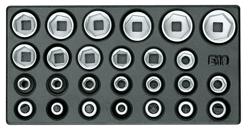 Socket wrench inserts 1/2" in 1/3 ES module - 1733109 (1)