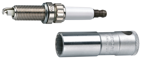 Spark plug insert with retaining spring 3/8" 14 mm - 1793586 (1)