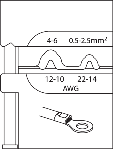 Crimp wrench-set ELECTRONIC 4 pcs - 1830899 (4)