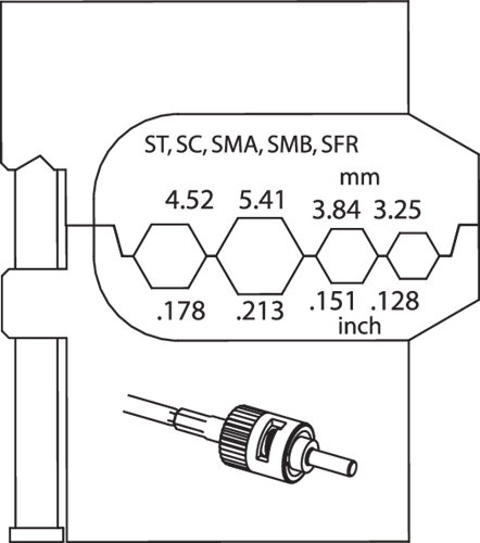 Module insert for optical waveguides - 1830678 (4)