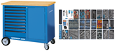 Rollwerkbank mit Profi-Werkzeugsortiment 325-teilig - 1873849