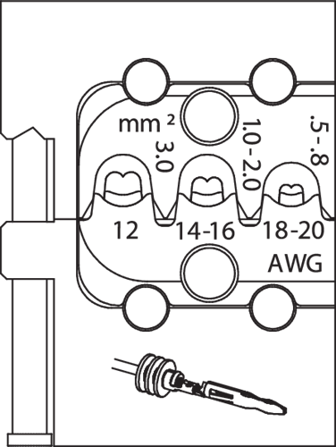 Module insert for lamellar contacts - 1963384 (1)