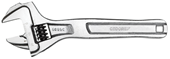 Einmaulschlüssel verstellbar 6" verchromt - 2668831