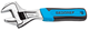 Adjustable spanner 12" chrome plated 2C-handle - 2668904 (1) (Thumbnail)