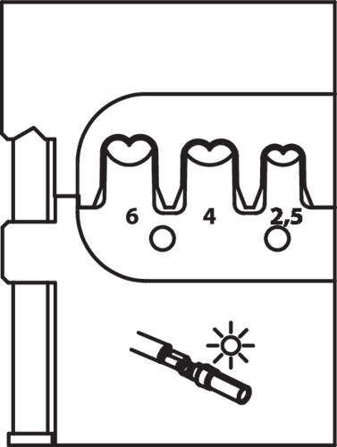 Module insert for Multi Contact MC4 - 2078104 (1)