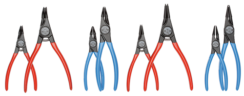 Set of circlip pliers, 8 pcs - 2148692 (1)