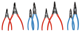 Set of circlip pliers, 8 pcs - 2148692 (1) (Thumbnail)