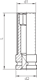 Impact socket 1/2" with protective sleeve 21 mm - 2178230 (4) (Thumbnail)