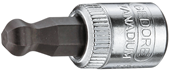 Schraubendrehereinsatz 1/4" Kugelkopf Innen-6-kant 4 mm - 2219409