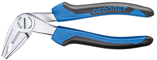 Combination pliers, angled, 2-component handle, 160 mm - 2276585 (1)