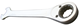 Open-end wrench with ring ratchet UD profile 10 mm - 2297086 (2) (Thumbnail)