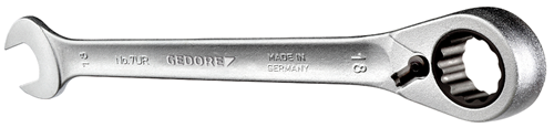 Open-end wrench with reversible ring ratchet UD 18 mm - 2297353 (2)