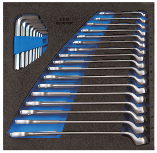 Combination wrench set in Check-Tool module - 2308819 (1)
