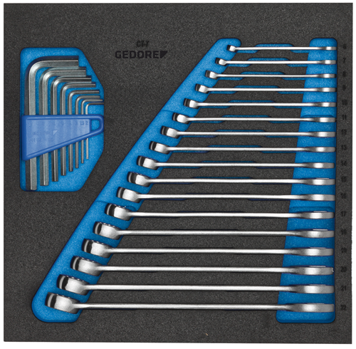 Combination wrench set in Check-Tool module - 2308878 (1)