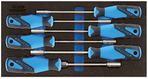 Socket wrench set in CT module, 6 pieces - 2309122 (1)